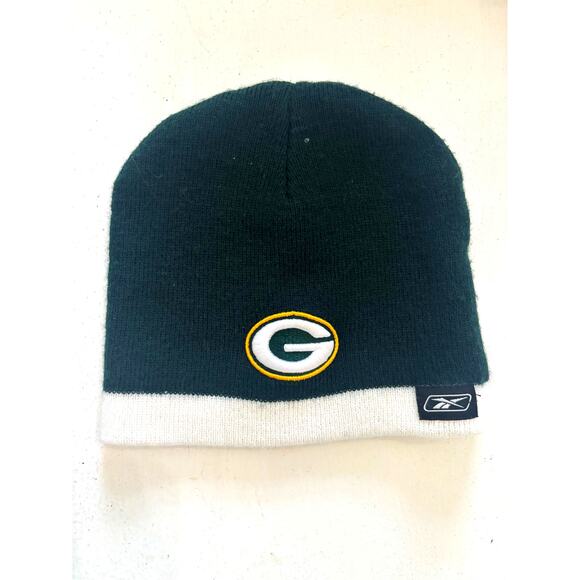 Green bay Packers beanie by Reebok warm, cozy fan  football - Picture 1 of 3